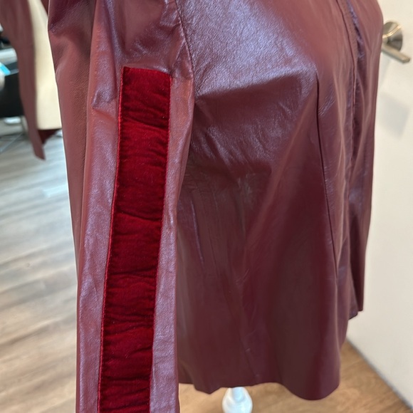 ACNE Studios Rare Runway Lamb Leather Split Open Back Top - Picture 4 of 10